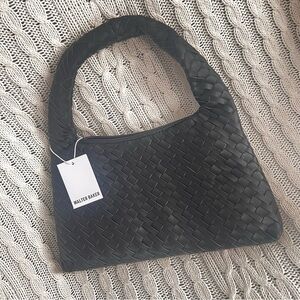Walter Baker NWT Elegant Black Woven  Bag